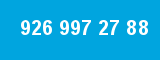 926 997 27 88 926 997 27 88